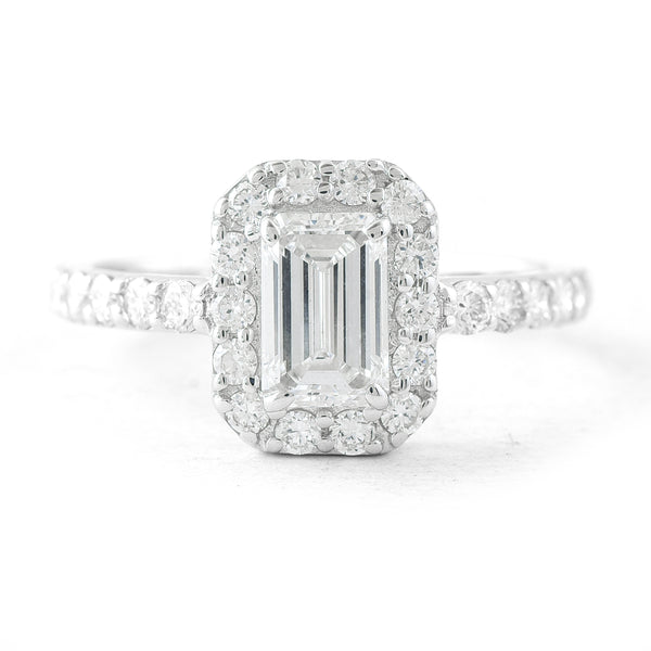 1.89 Carats Lab Grown Diamond 14K Gold Ring