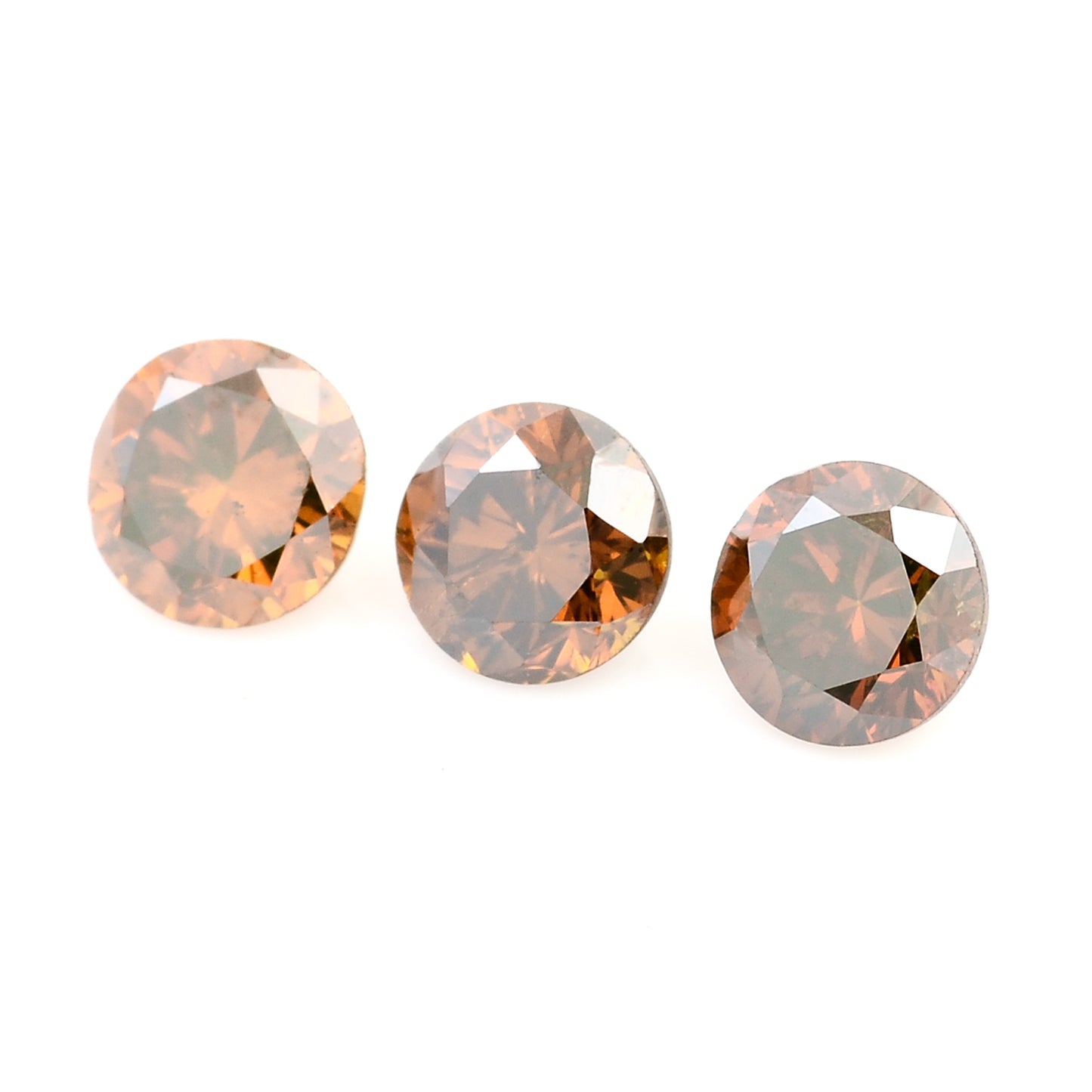 0.50 Red Diamond Round Loose Gemstone