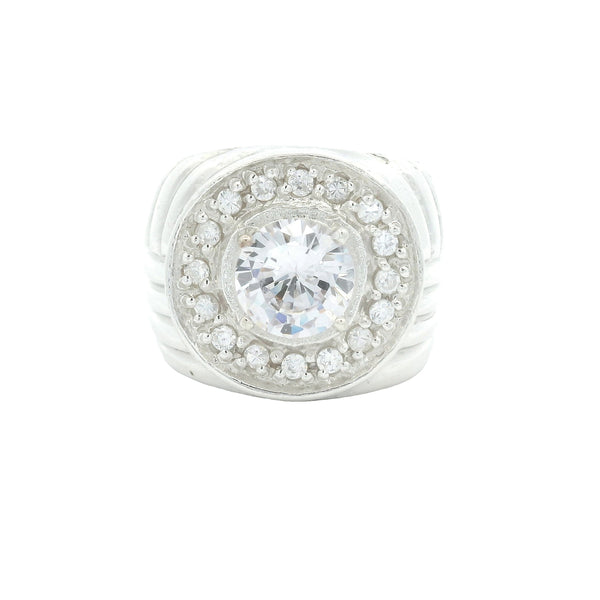 18.18 Ct Cubic Zirconia 925 Sterling Silver Ring