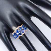 4.25 Ct Oval Sapphire 14K Gold Ring