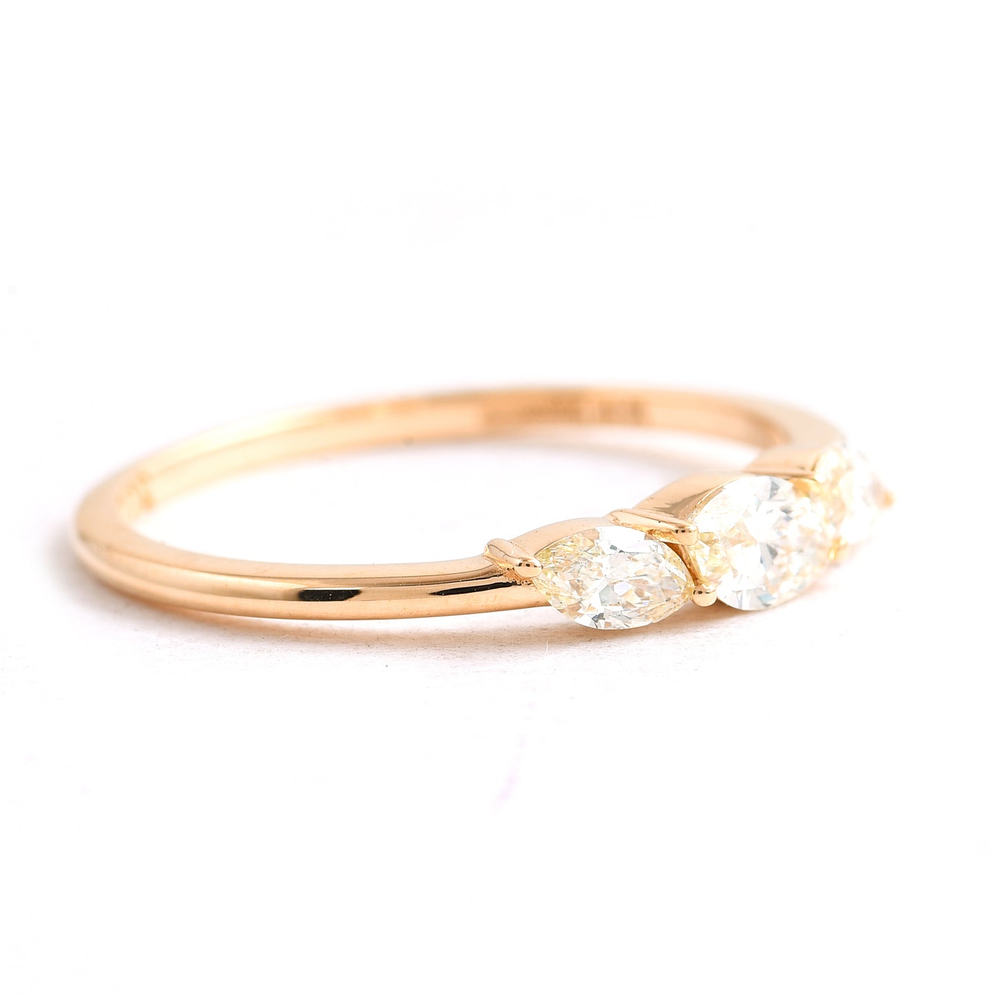 0.49 Ct Marquise Diamond 14K Gold Ring