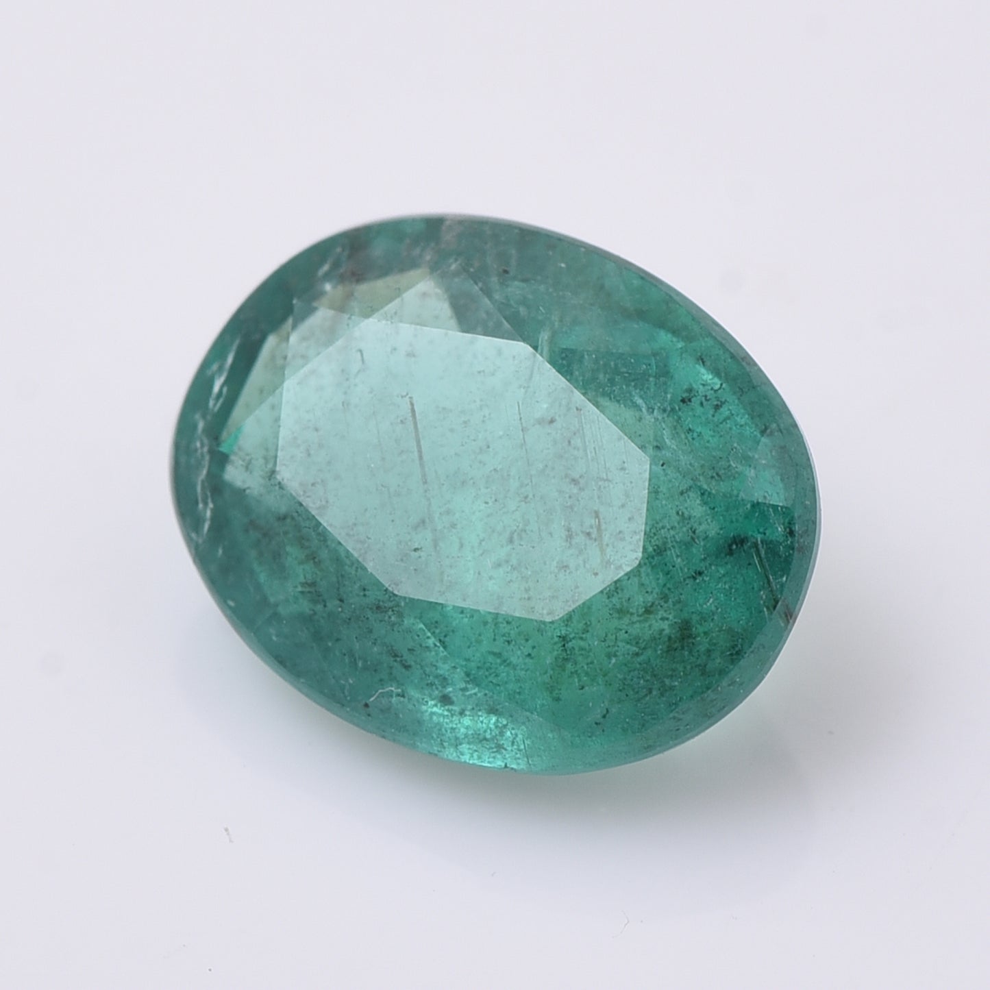2.45 Natural Beryl Emerald Oval Mixed Cut Gemstone