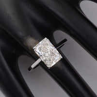 3.56 Carats Lab Grown Diamond 14K Gold Ring