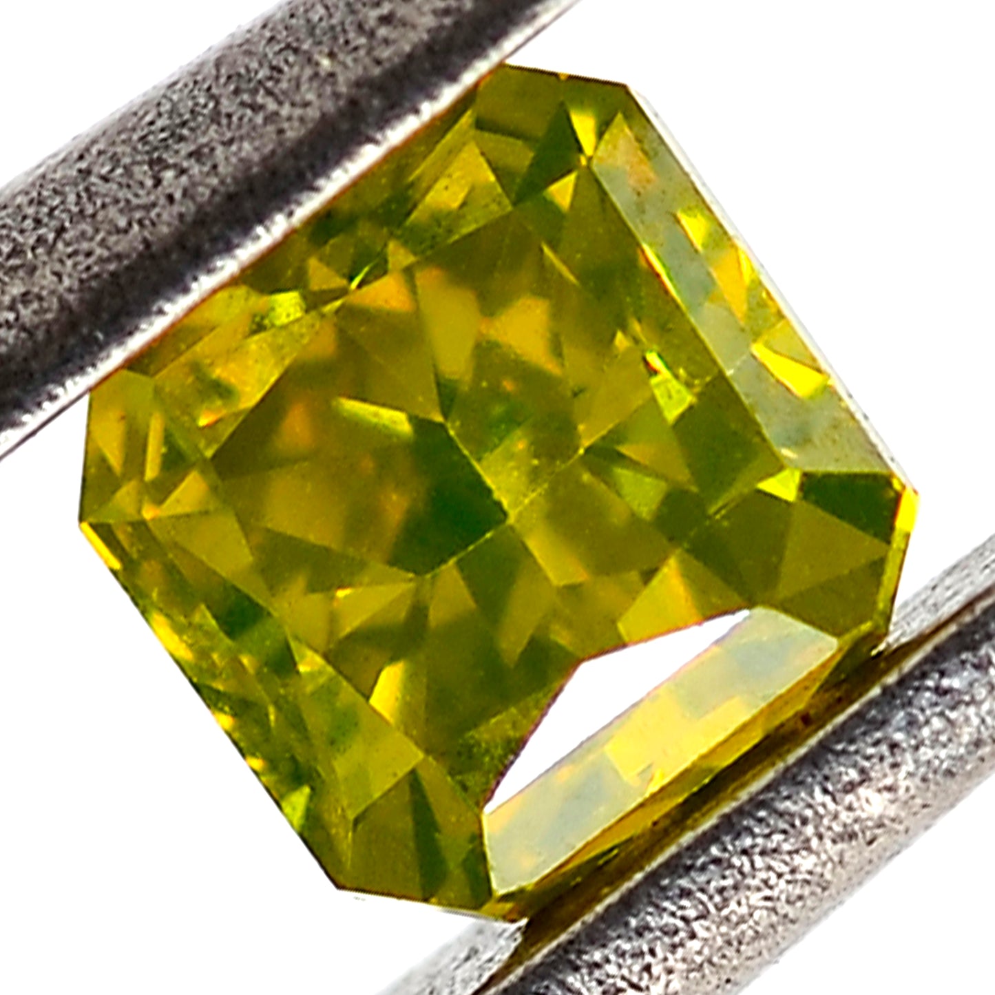 0.26 Yellow Diamond Octagon Loose Diamond