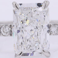 2.37 Carats Lab Grown Diamond 950 Platinum Ring