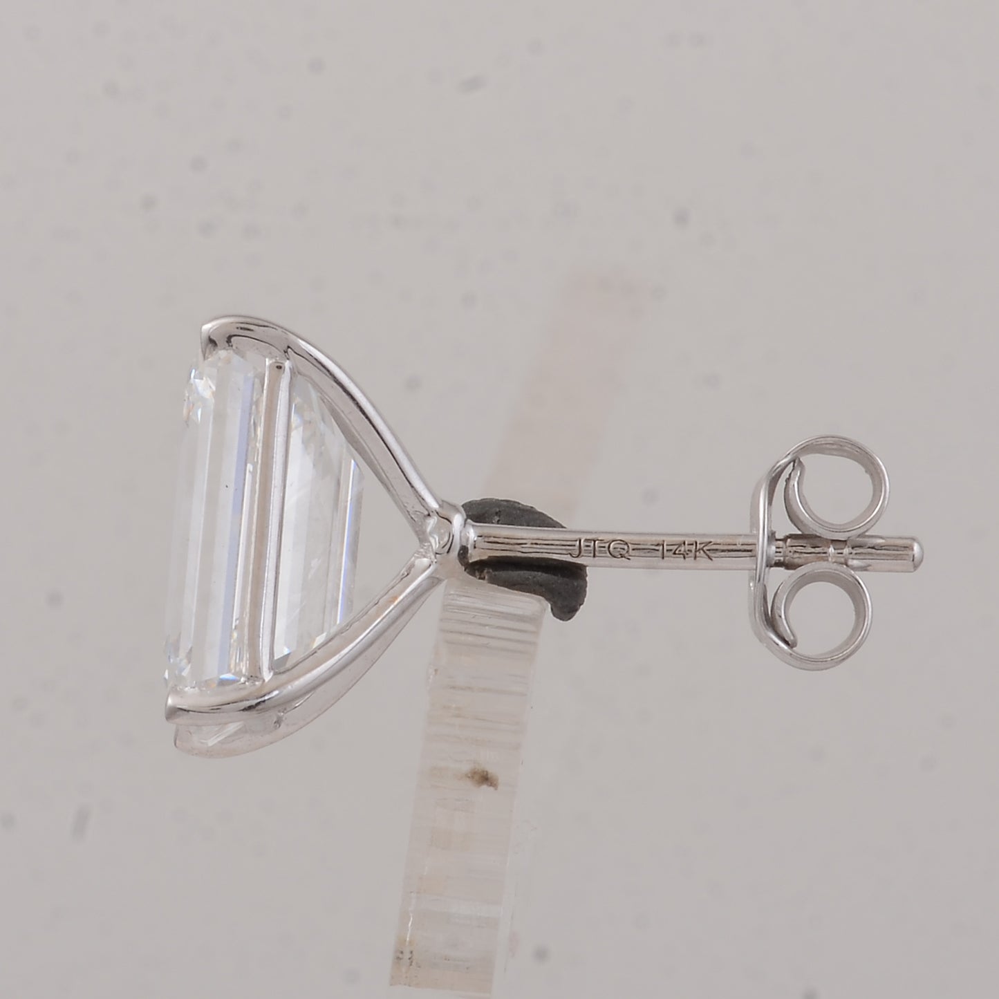 5.08 Carats Lab Grown Diamond 14K Gold Earrings