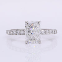 2.38 Carats Lab Grown Diamond 950 Platinum Ring