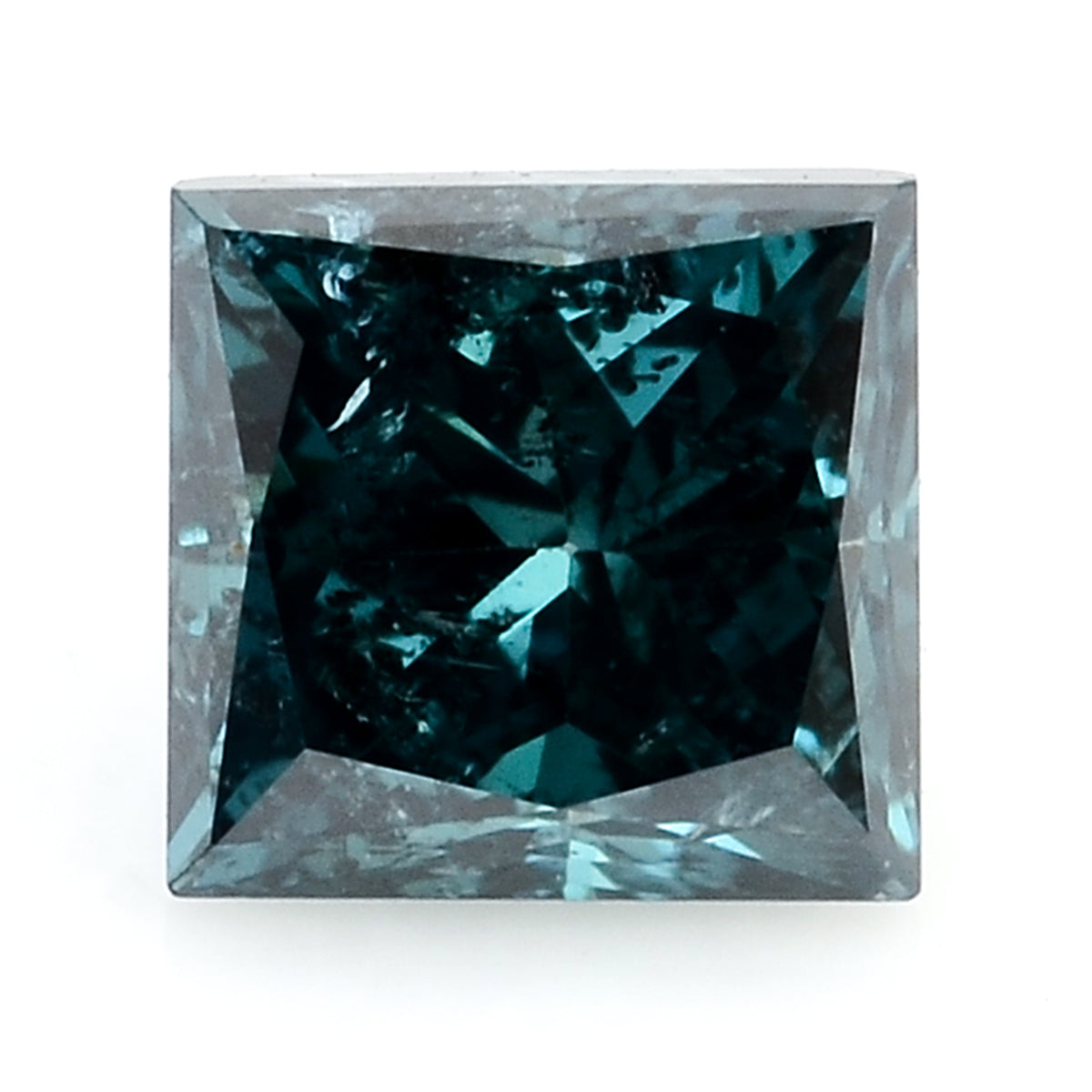 0.24 Blue Diamond Sqaure Loose Gemstone