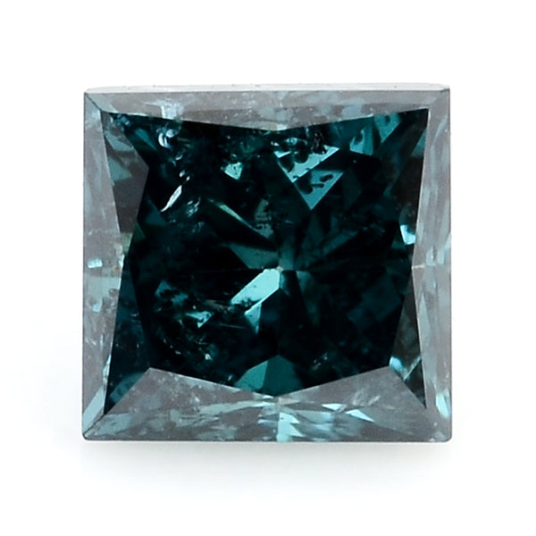 0.24 Blue Diamond Sqaure Loose Gemstone