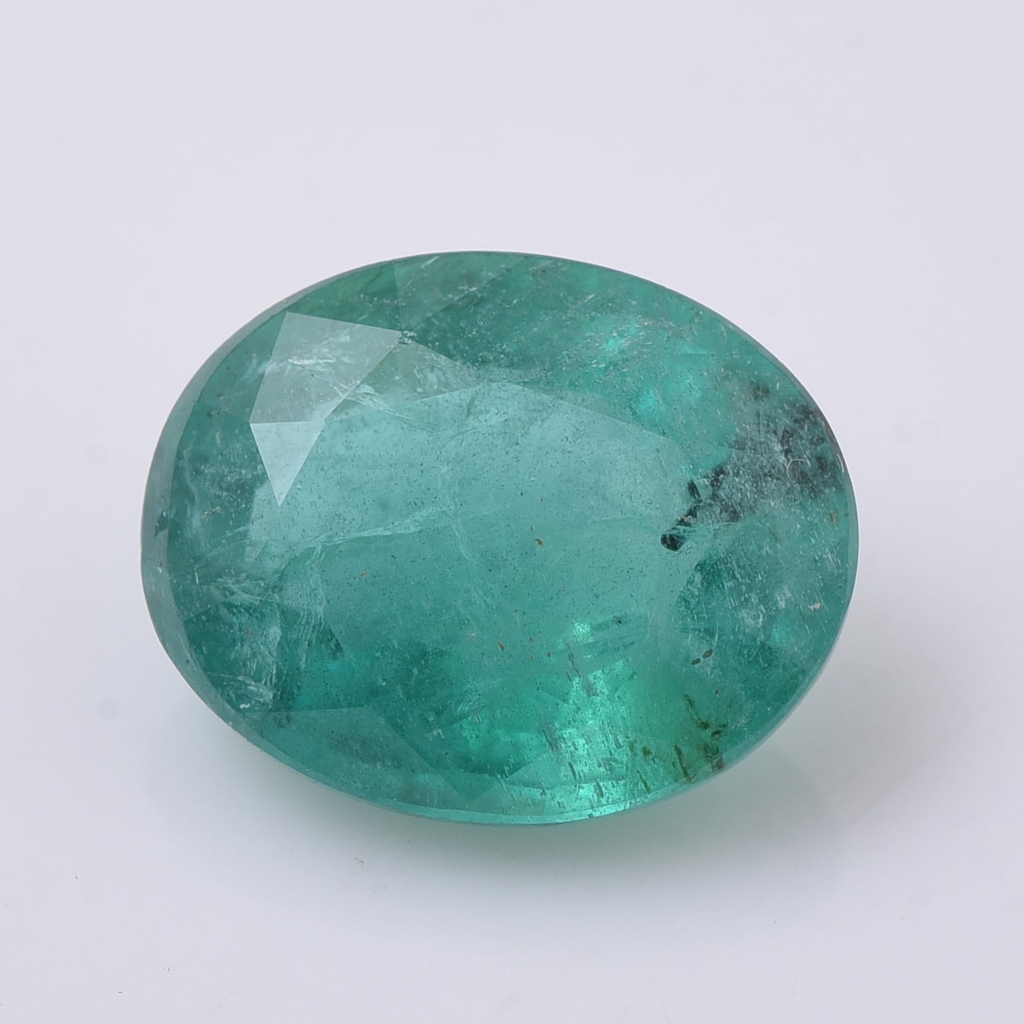 2.42 Natural Beryl Emerald Oval Mixed Cut Gemstone