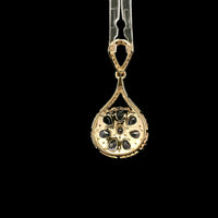 1.33 Ct Round Tanzanite 14K Gold Pendant