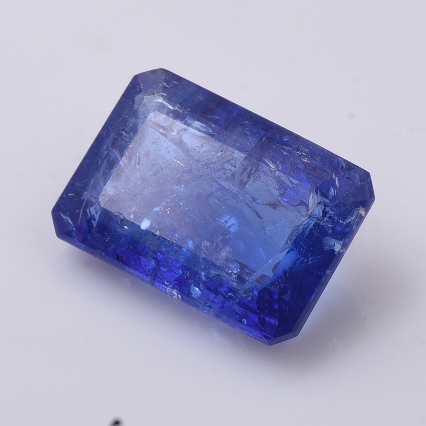 6.09 Natural Zoisite Tanzanite Emerald Cut Gemstone