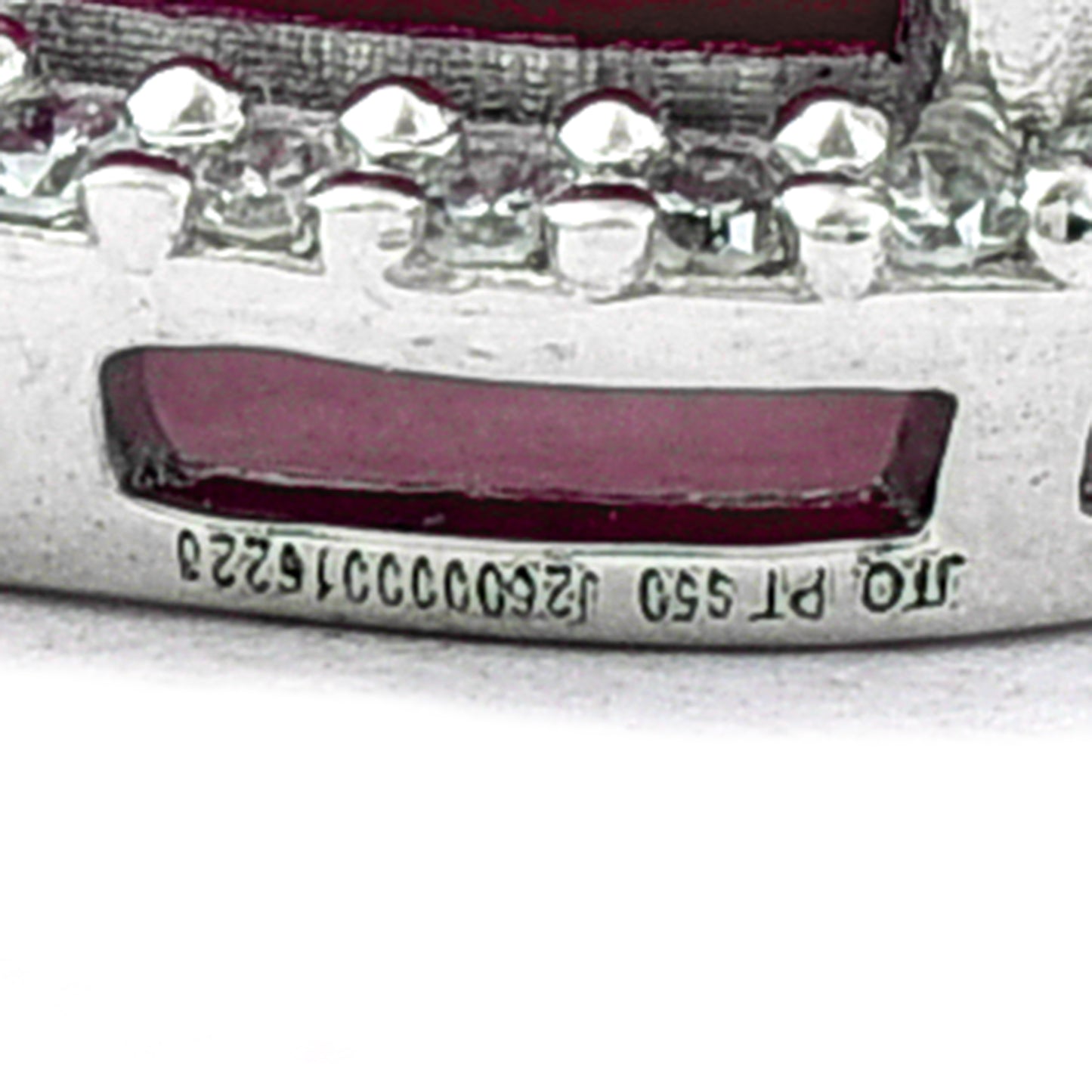 1.47 Ct Pear Mixed Cut Natural Ruby 950 Platinum Pendant
