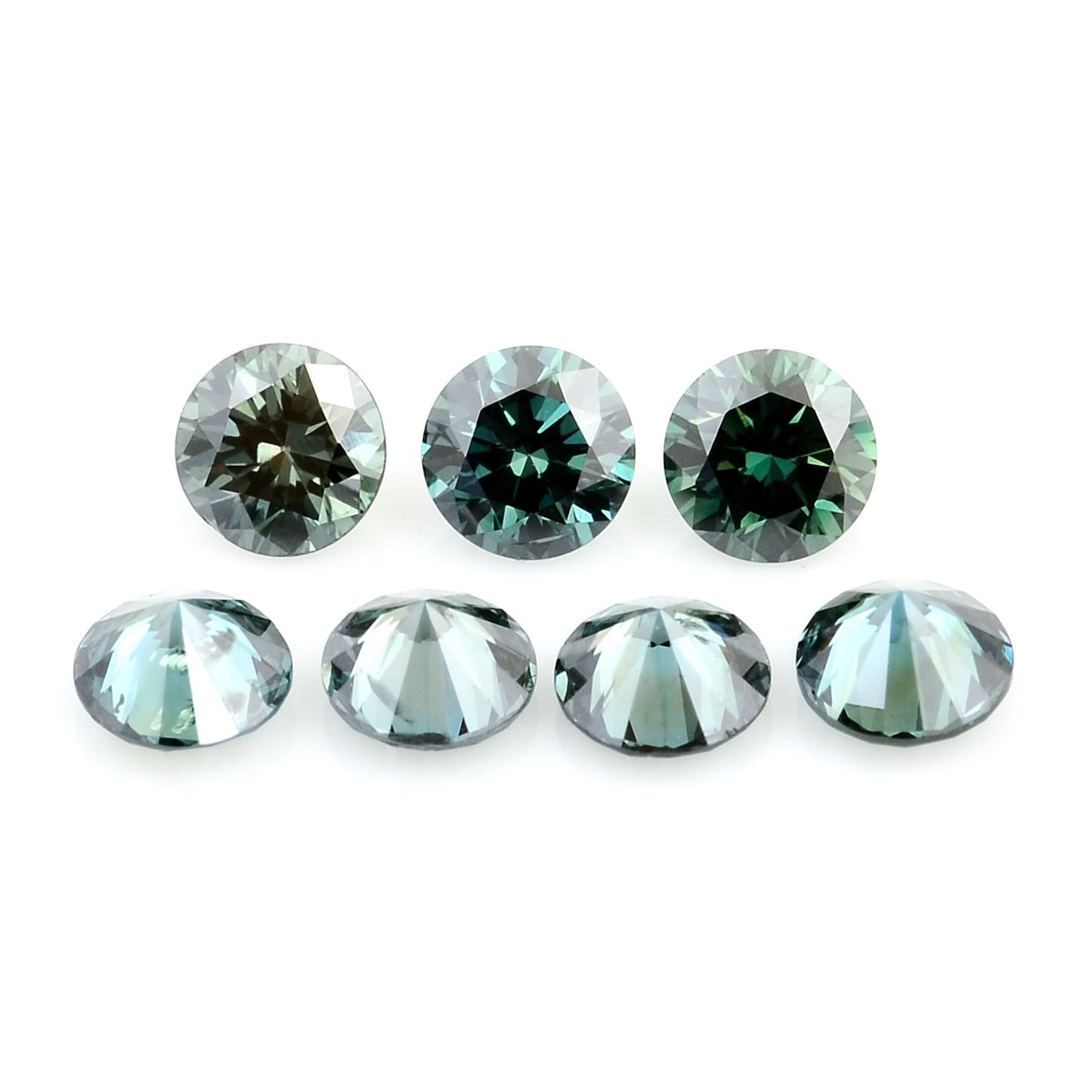 0.57 Blue Diamond Round Loose Gemstone