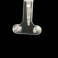 2.07 Carats Blue Lab Grown Diamond 14K Gold Earrings