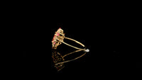 1.68 Ct Trillion Tourmaline 14K Gold Ring