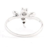 0.00 Ct Plain 925 Sterling Silver Ring