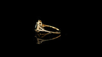2.24 Ct Oval Natural Sapphire 14K Gold Ring