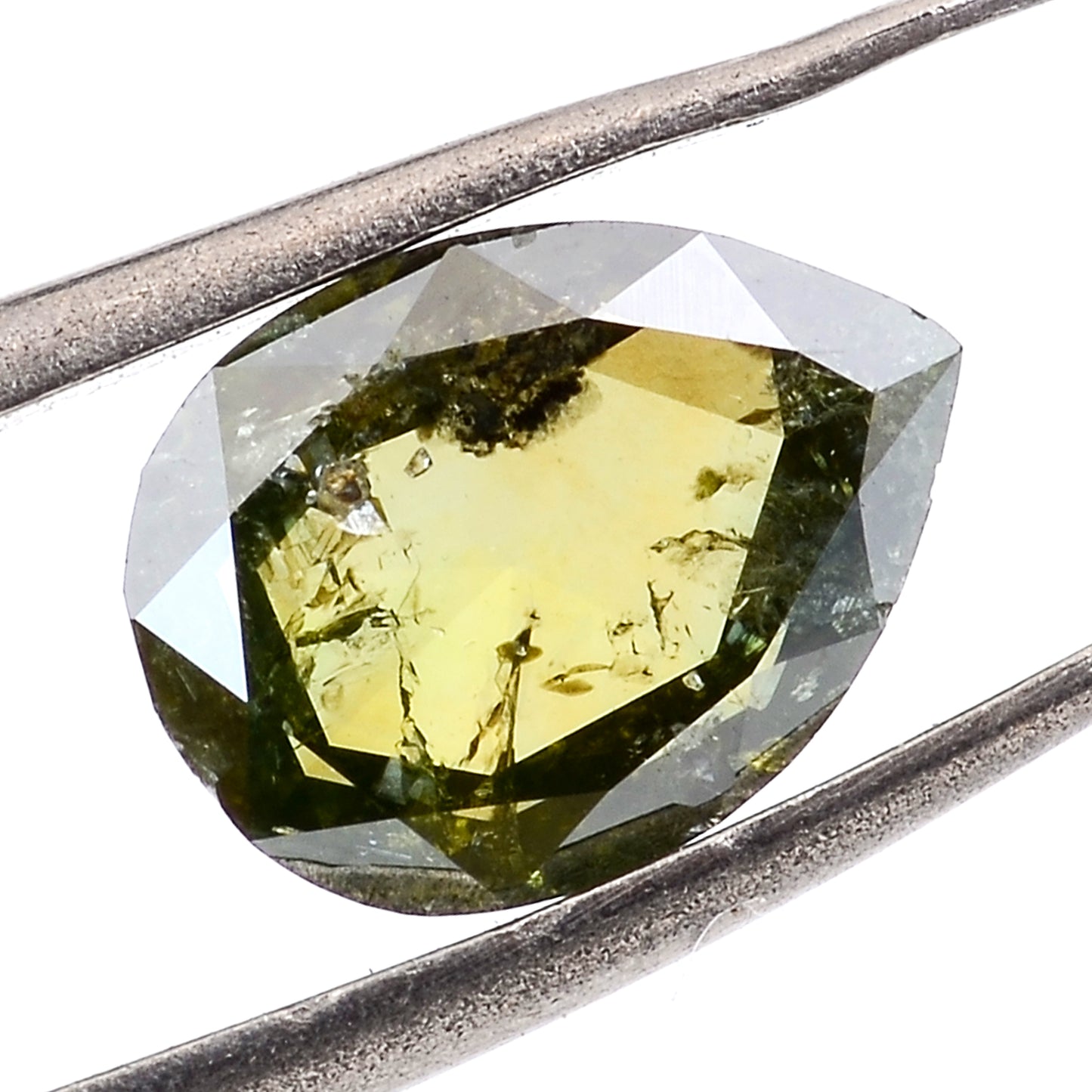 0.5 Green Diamond Pear Loose Diamond
