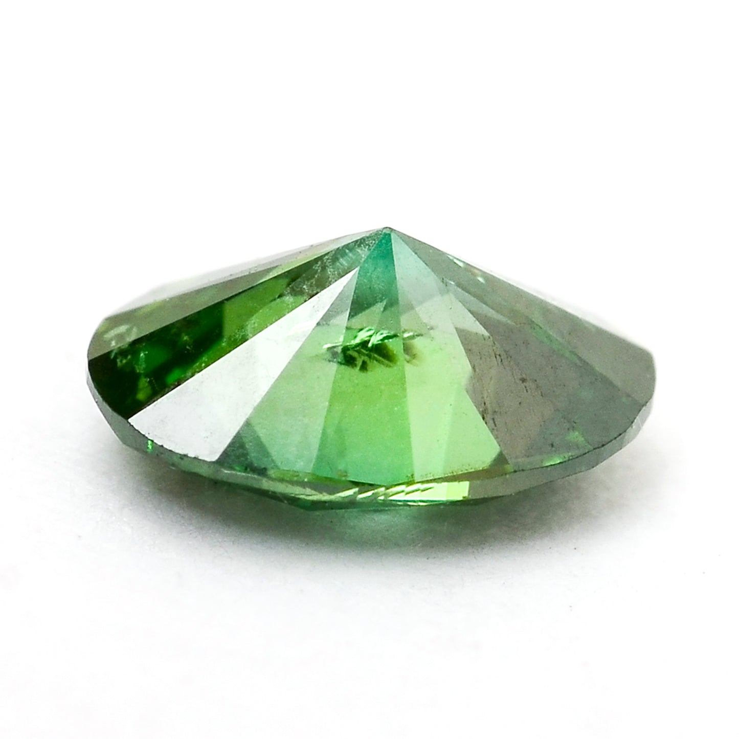 0.35 Green Diamond Oval Loose Diamond