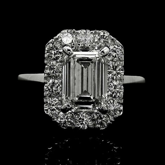 2.38 Carats Lab Grown Diamond 14K Gold Ring