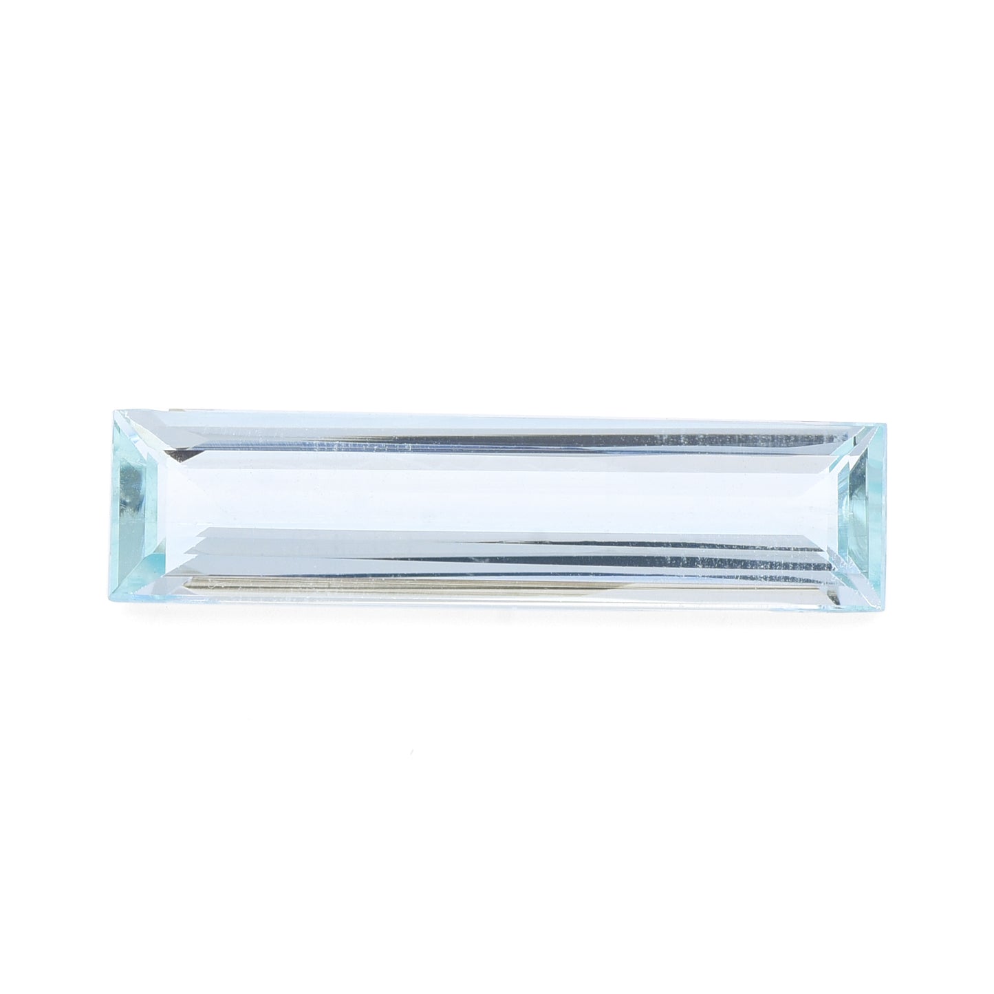 4.02 Natural Beryl Aquamarine Rectangular Step Cut Gemstone