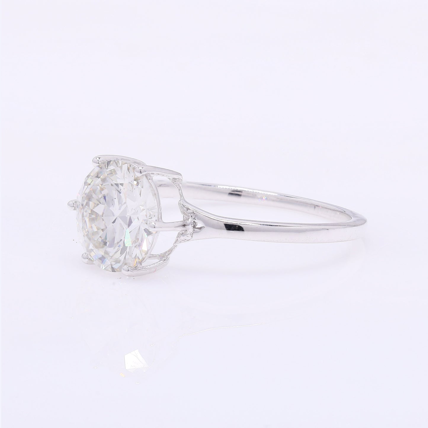 2.05 Carats Lab Grown Diamond 14K Gold Ring