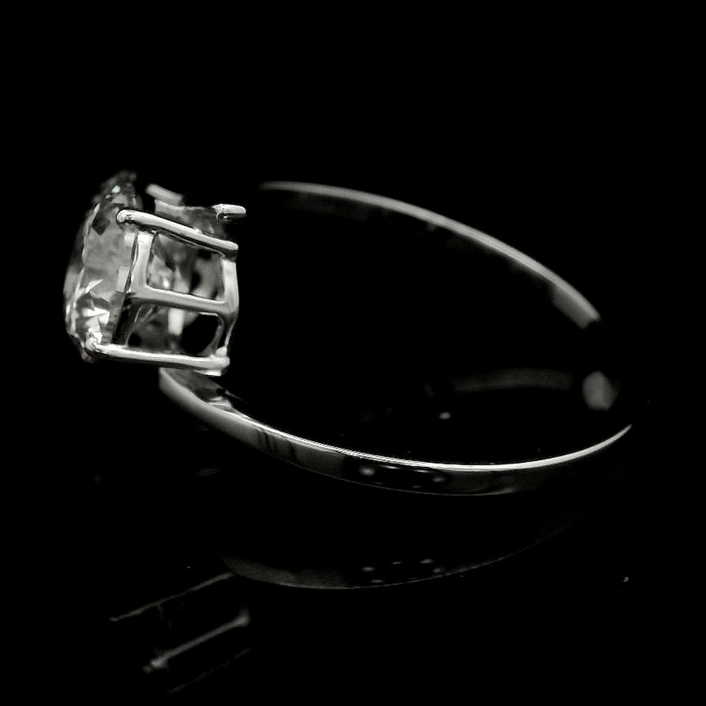 2.60 Carats Lab Grown Diamond 14K Gold Ring