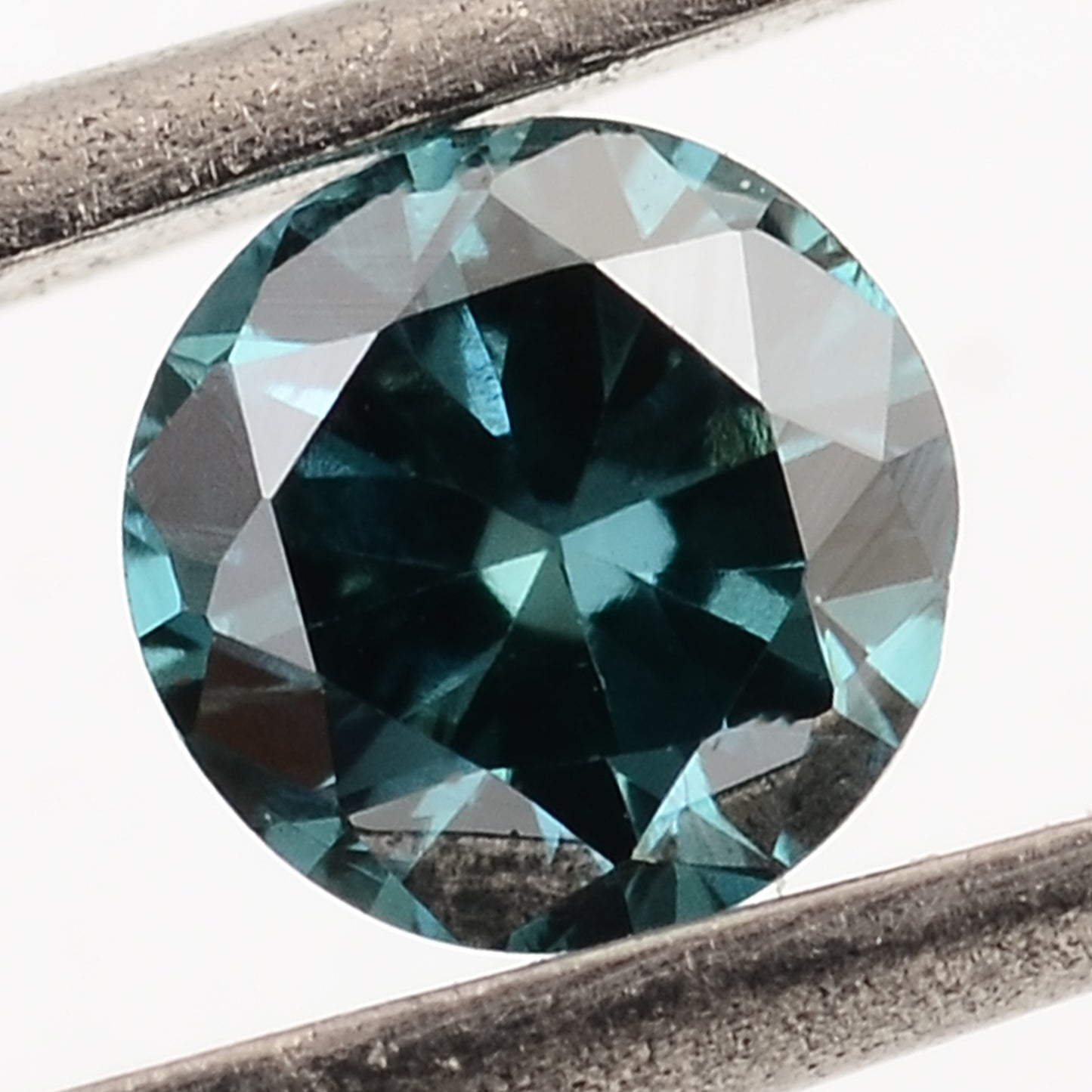0.57 Blue Diamond Round Loose Gemstone