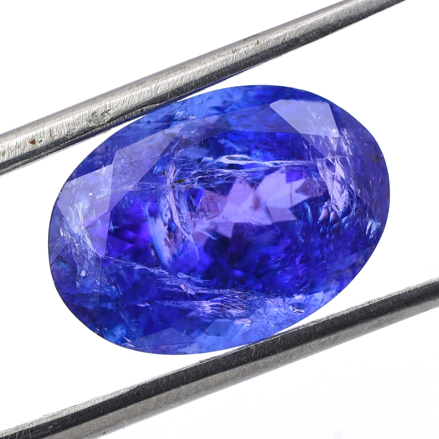 7.18 Natural Zoisite Tanzanite Oval Mixed Cut Gemstone