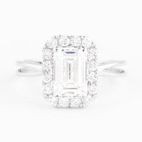 2.59 Carats Lab Grown Diamond 14K Gold Ring