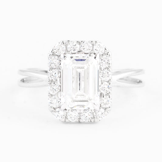 2.59 Carats Lab Grown Diamond 14K Gold Ring