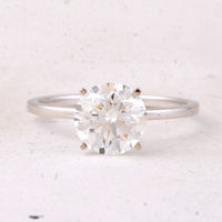2.06 Carats Lab Grown Diamond 14K Gold Ring