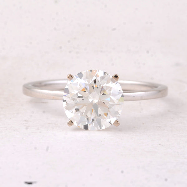 2.06 Carats Lab Grown Diamond 14K Gold Ring