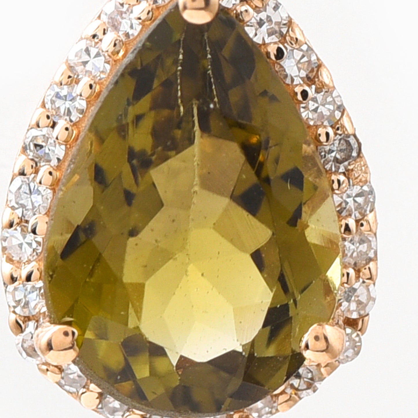 1.64 Ct Pear Tourmaline 14K Gold Pendant