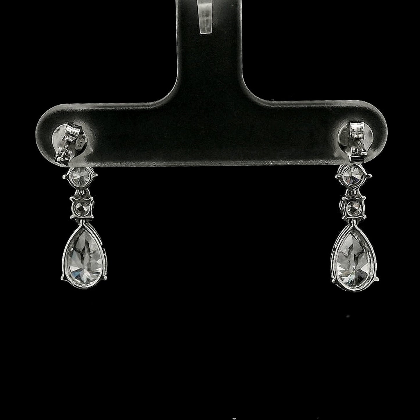 3.74 Carats Lab Grown Diamond 14K Gold Earrings