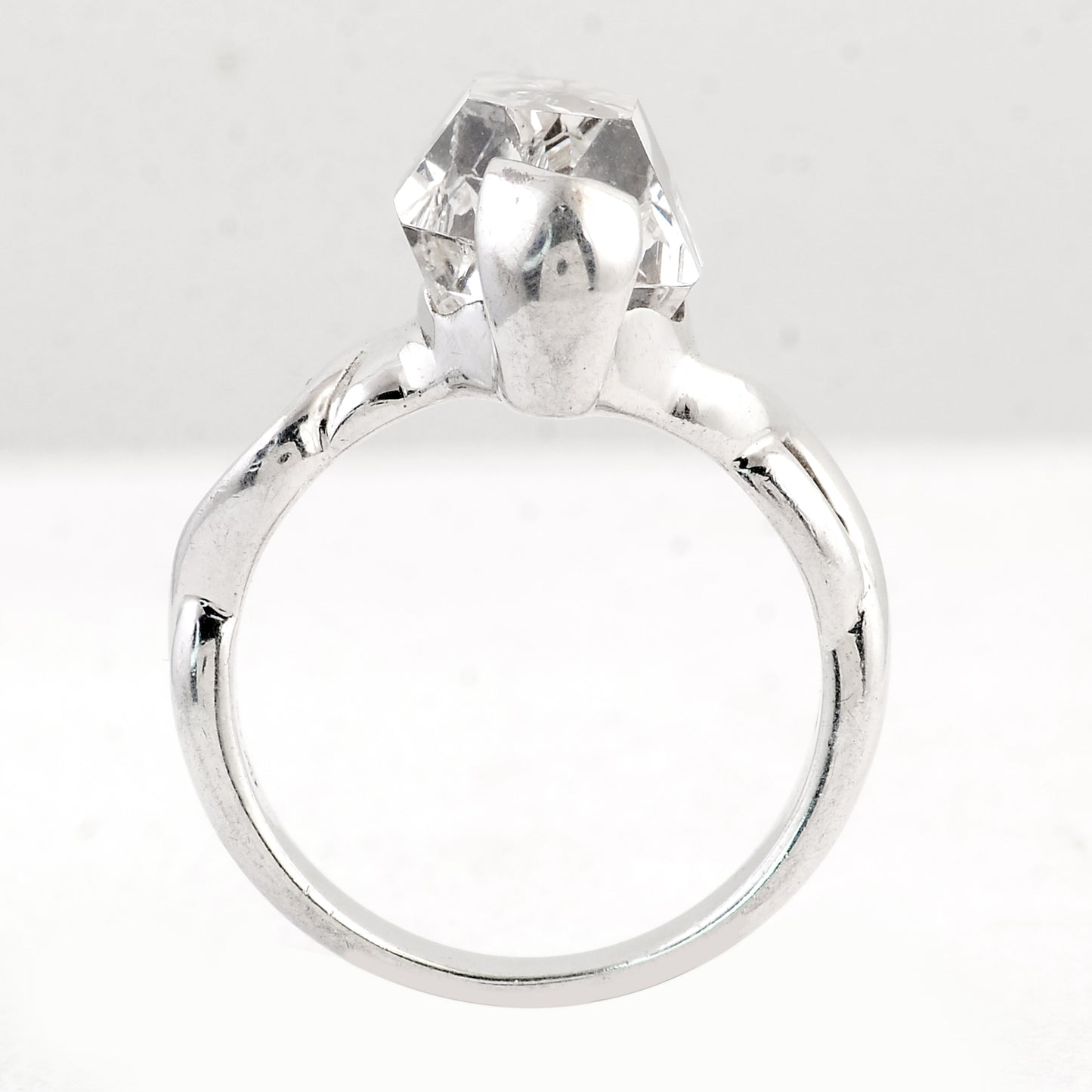 5.26 Ct Crystal 925 Sterling Silver Ring