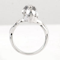 5.26 Ct Crystal 925 Sterling Silver Ring
