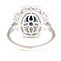 3.59 Carats Sapphire 14K Gold Ring
