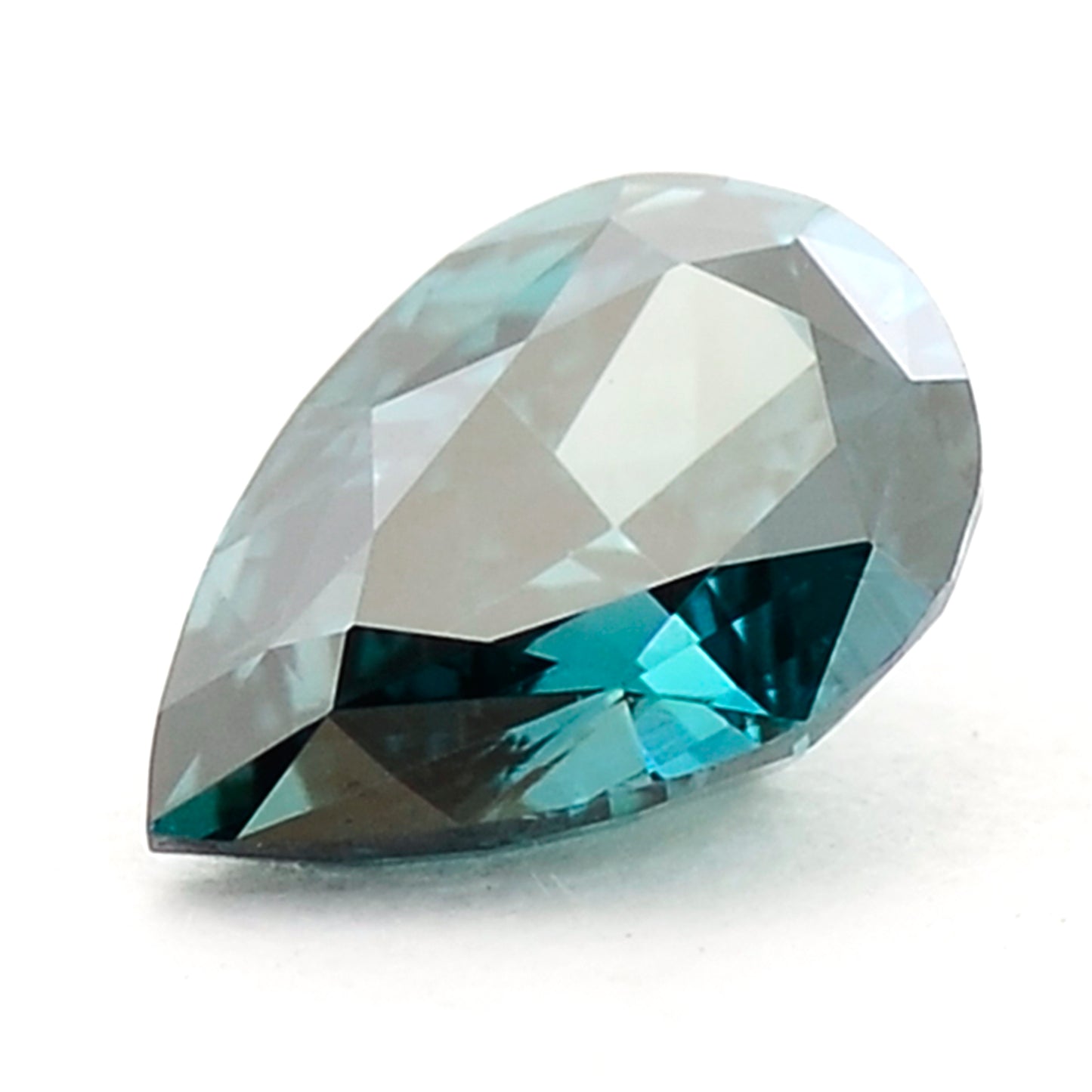 0.48 Blue Diamond Pear Loose Diamond