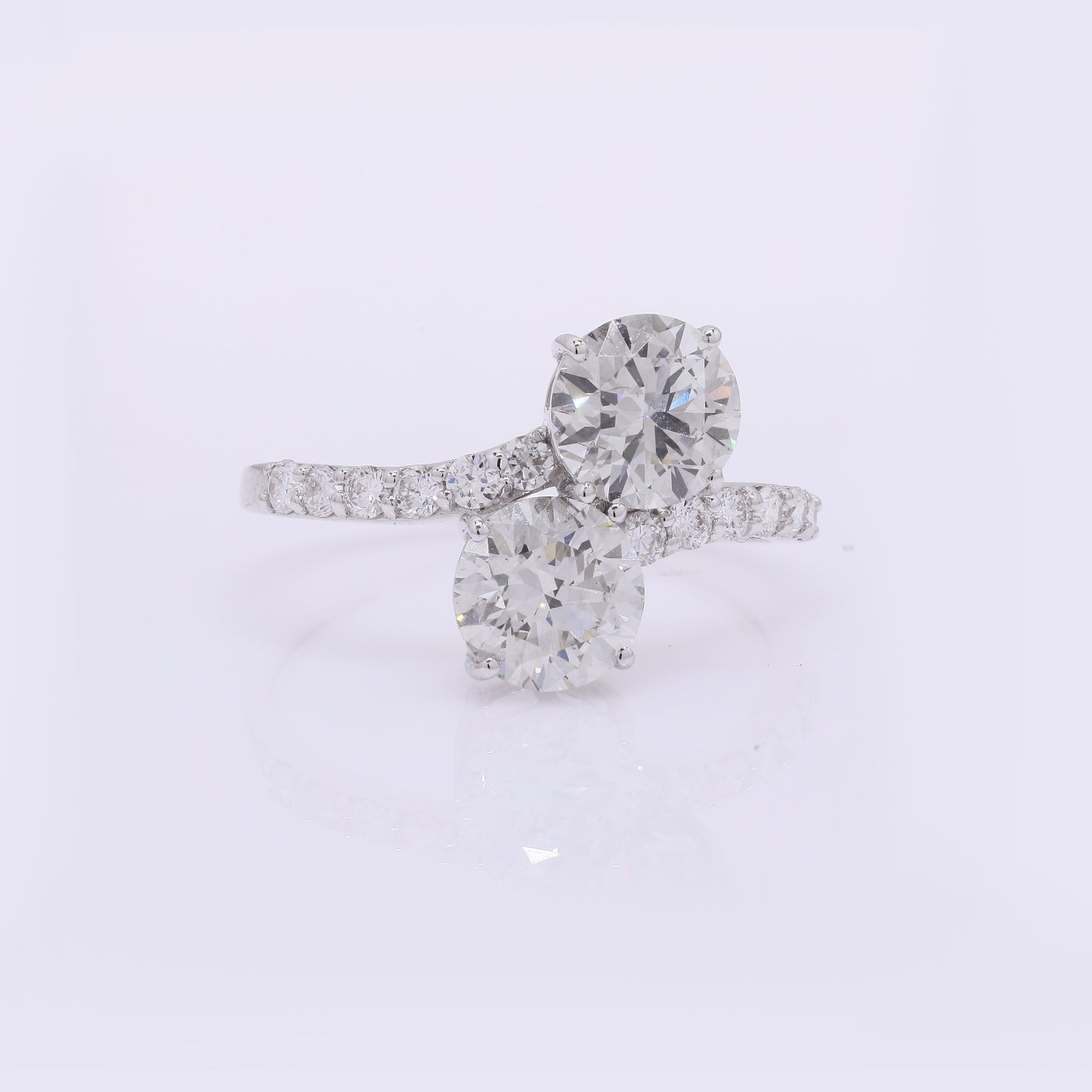 2.40 Carats Lab Grown Diamond 14K Gold Ring