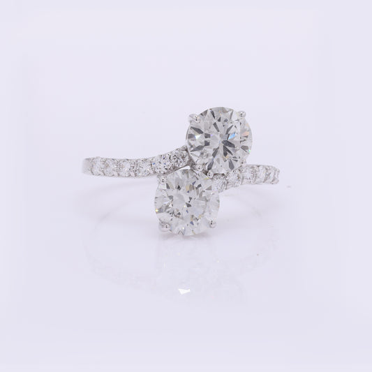 2.40 Carats Lab Grown Diamond 14K Gold Ring
