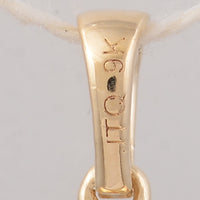 3.97 Ct Oval Sapphire 9K Gold Pendant