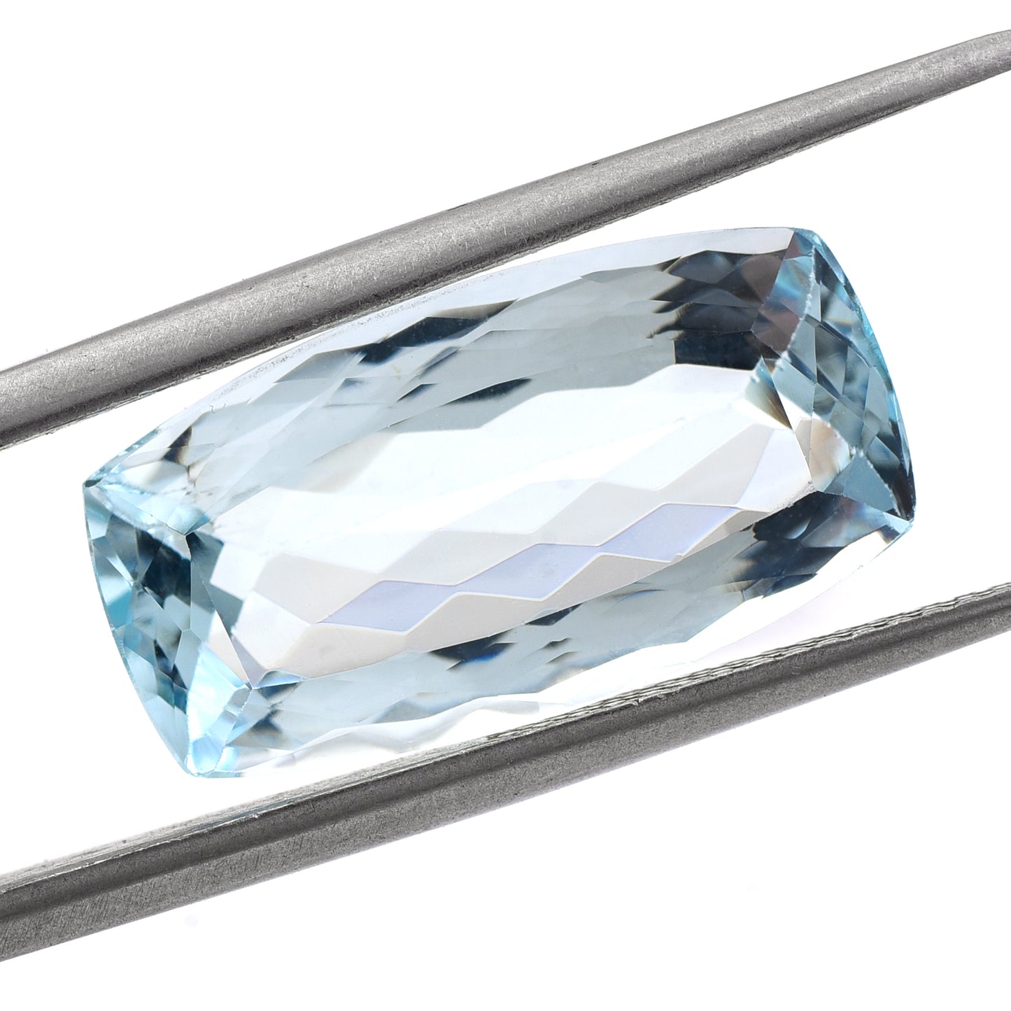 7.84 Natural Beryl Aquamarine Rectangular Cushion Mixed Cut Gemstone