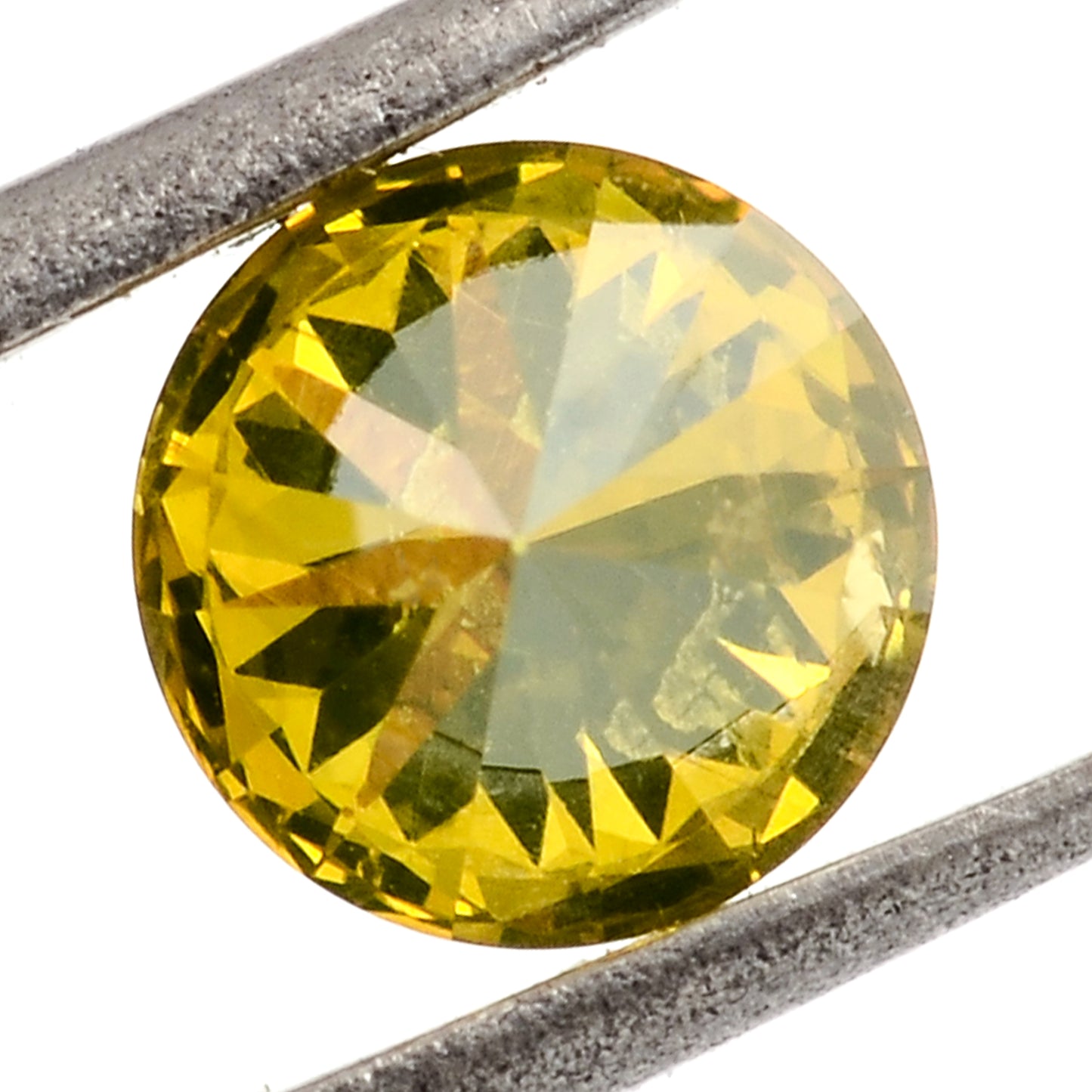 0.54 Yellow Diamond Round Loose Gemstone