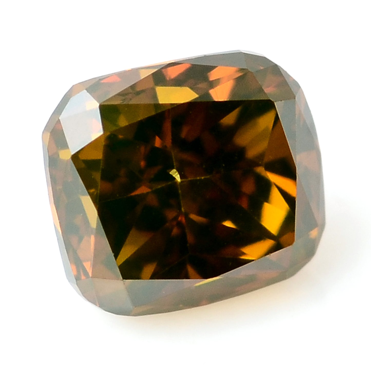 0.29 Carat Red Diamond Cushion Loose Gemstone