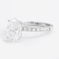 2.85 Carats Lab Grown Diamond 14K Gold Ring