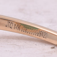 1.96 Ct Oval Cabochon Cut Natural Emerald 14K Gold Ring