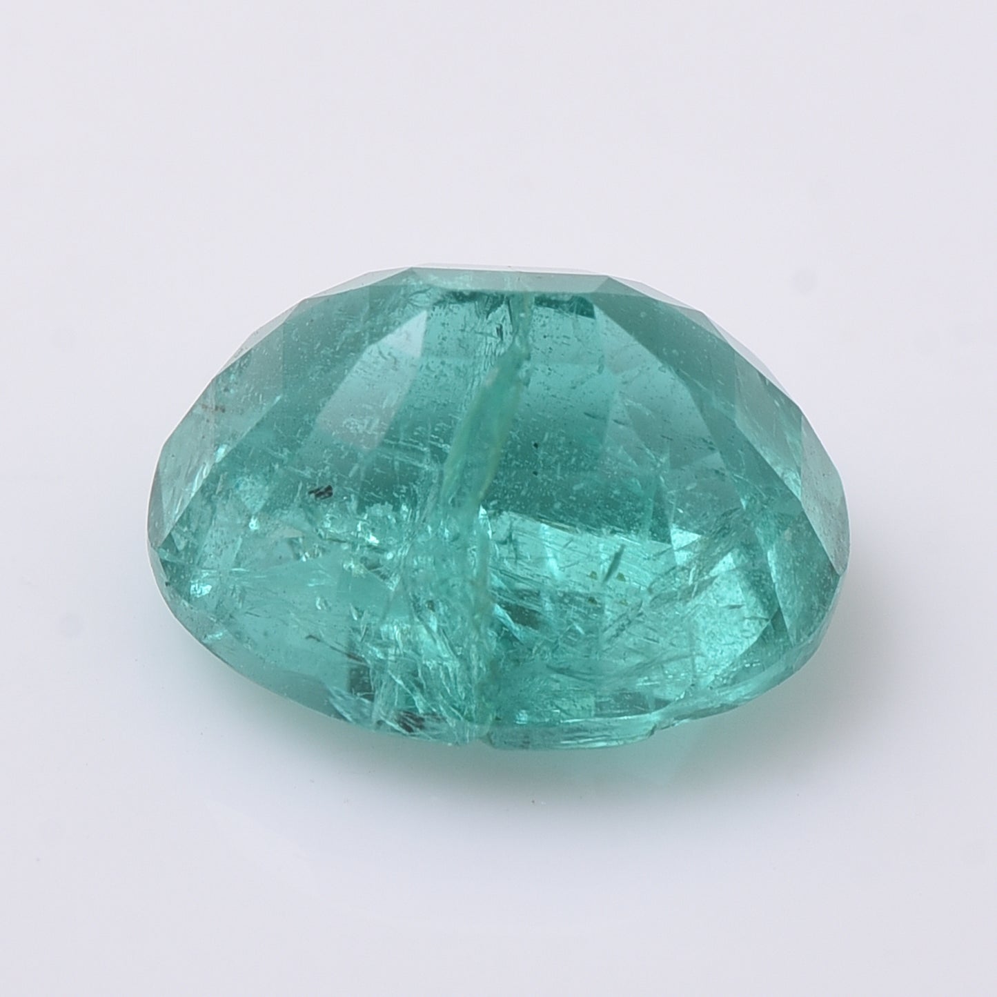 3.05 Natural Beryl Emerald Oval Mixed Cut Gemstone