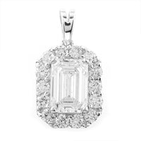 2.28 Carats Lab Grown Diamond 14K Gold Pendant
